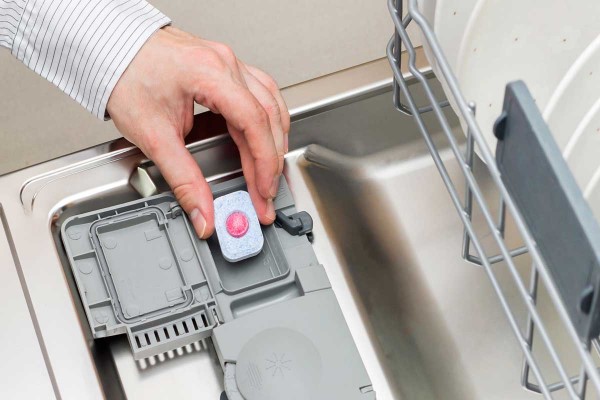 بررسی دلایل حل نشدن قرص ماشین ظرفشویی